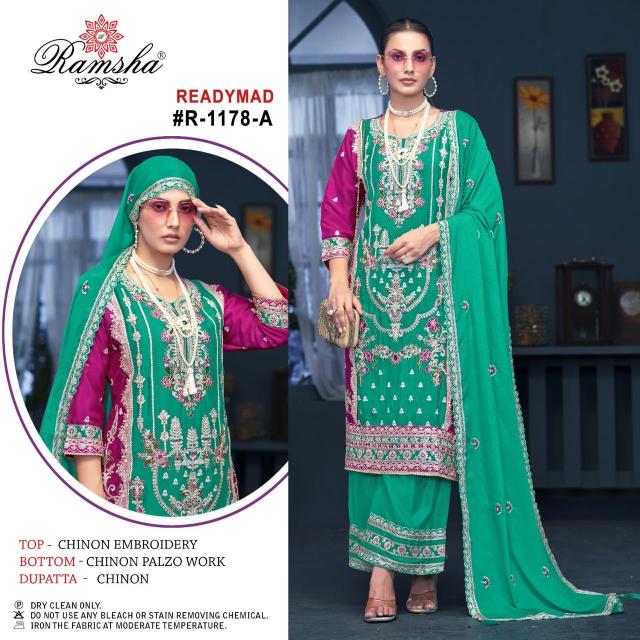 1178 nx by ramsha readymade fashionable design pakistani dress