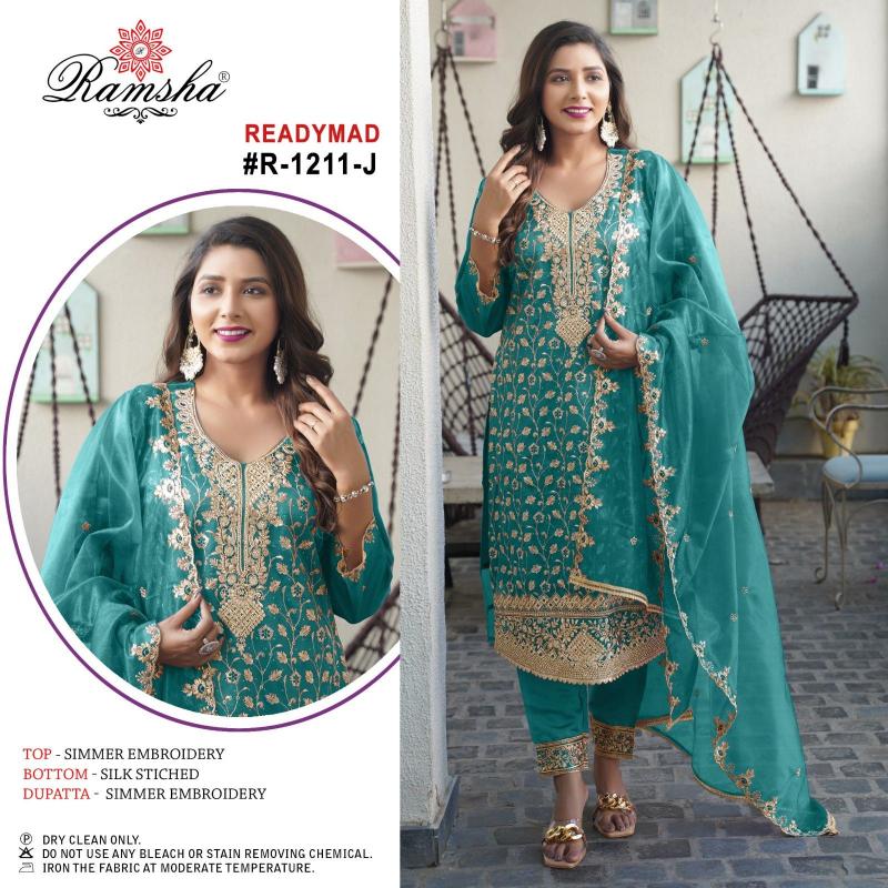 1211 nx ijkl ramsha fully stitch designer pakistani salwar suit  