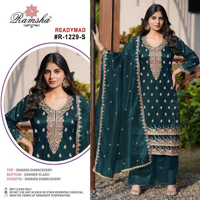 1229 nx qrst by ramsha hit design fully stitch pakistani 3pcs dress