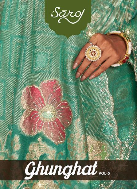 Ghunghat Jharkan Saroj Vol.5 Silk saree 
