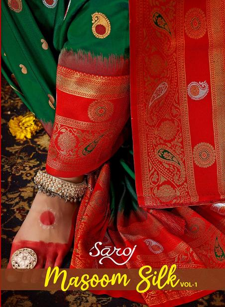 Masoom silk Saroj vol.1 50*600 silk saree 