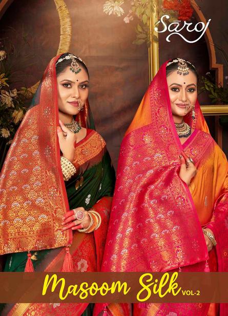 Masoom silk Saroj vol.2 50*600 silk saree 