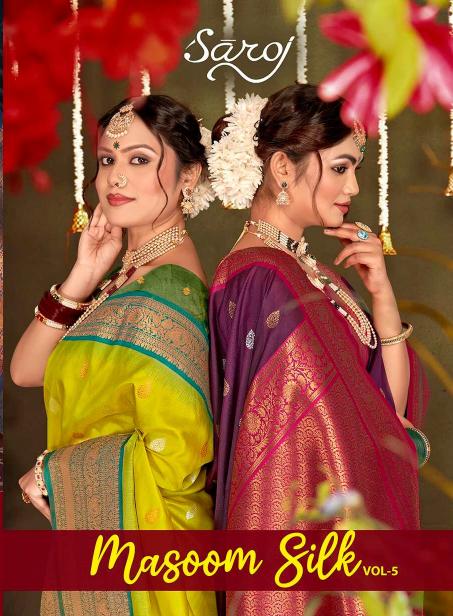 Masoom silk Saroj vol.5 50*600 silk saree 