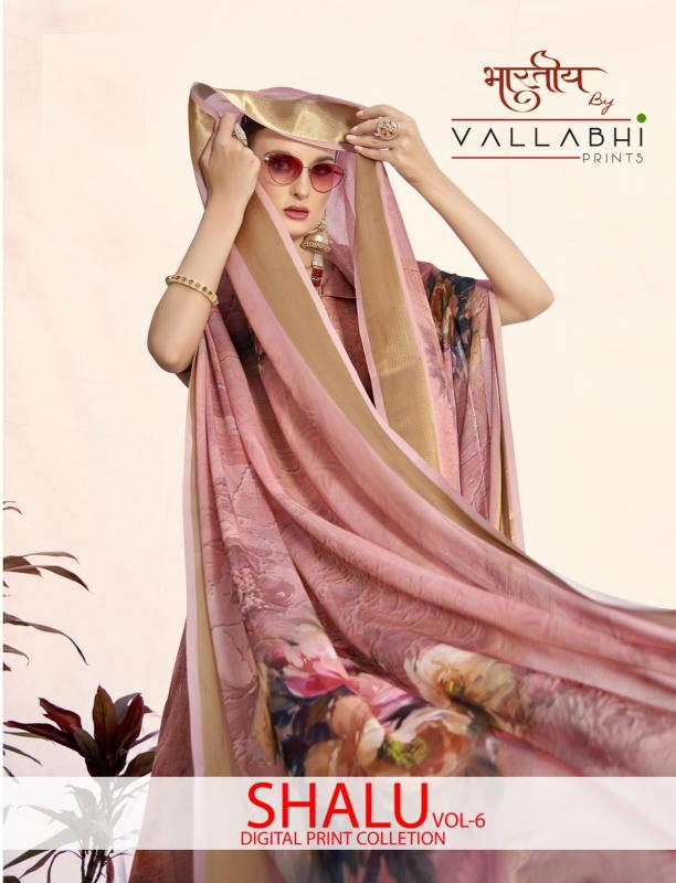 vallabhi prints shalu vol 6 hit design saree wholesaler 