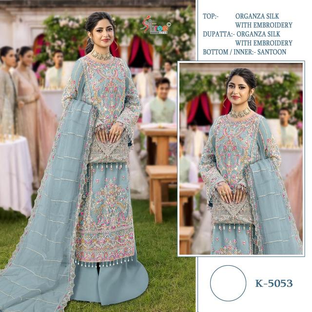 k 5053 colour by shree fabs wedding wear pakistani suits 
