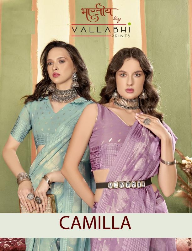 camilla by vallabhi prints elegant georgette beautiful saree