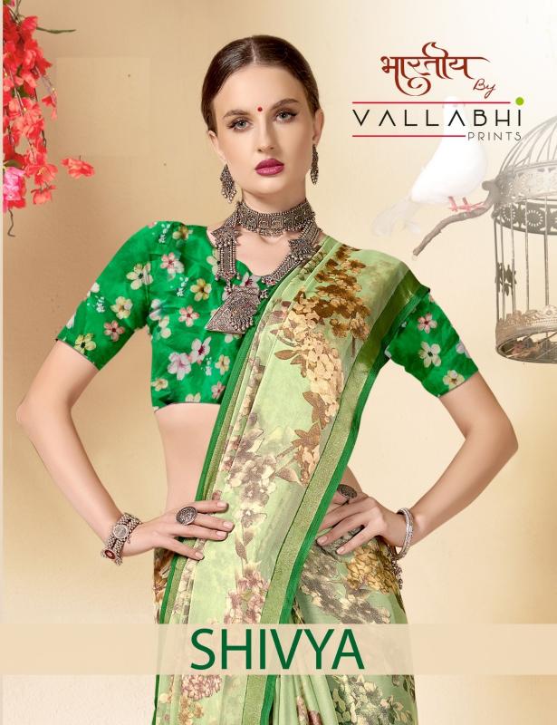 shivya by vallabhi prints unique print georgette saree