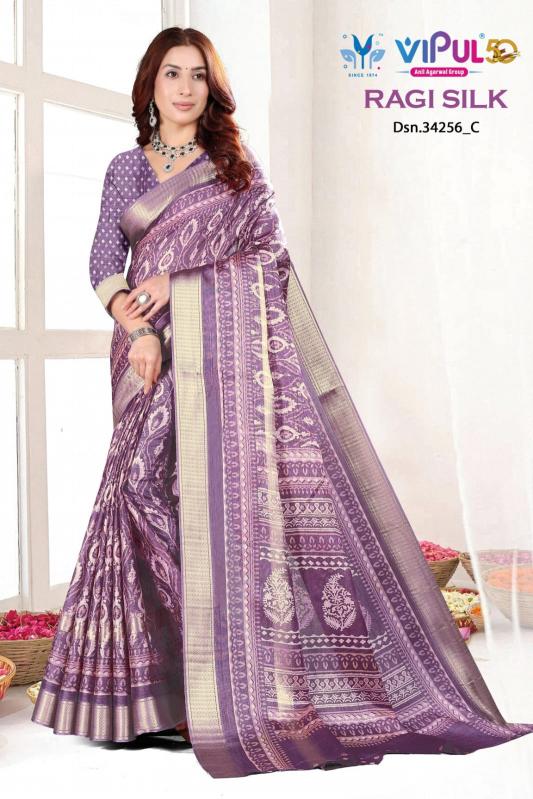 ragi silk by vipul 34256 classic look best saree online 