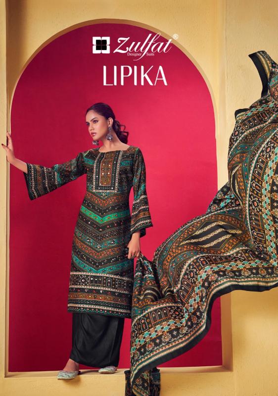 lipika by zulfat daily wear casual rayon material dresses wholesaler 