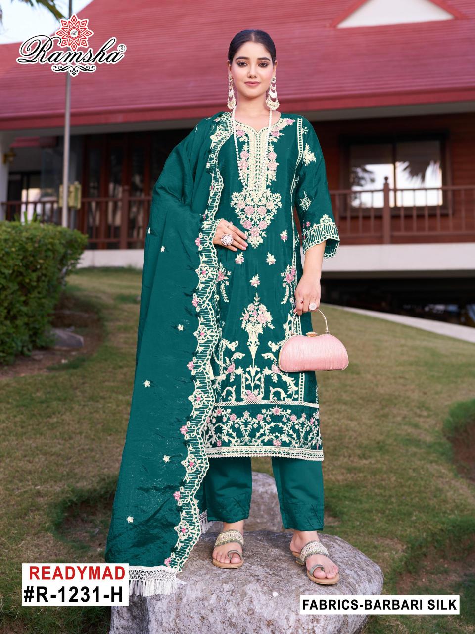 ramsha 1231 nx colour addition readymade barbari modern pakistani dress