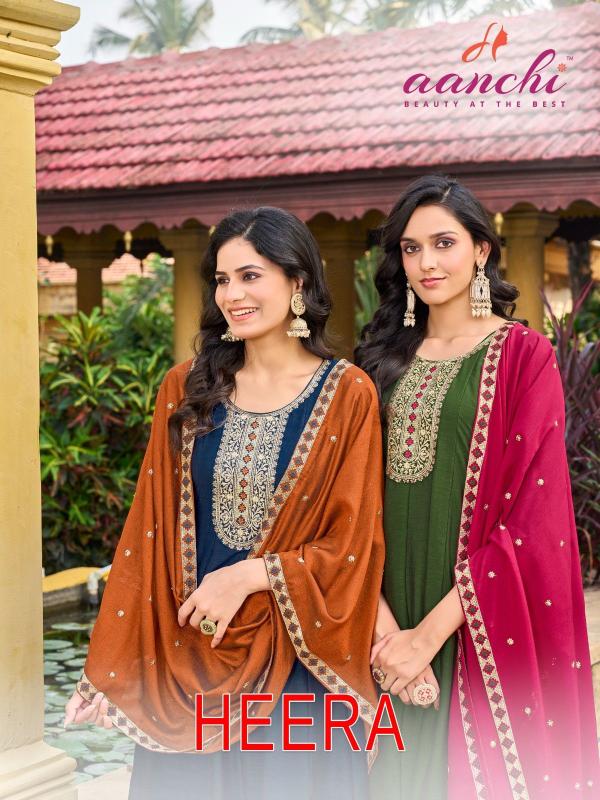 heera vol 1 by aanchi vichitra readymade casual suits for ladies 