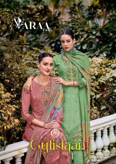 varaa fab gulistaan vol 1 colour addition bemberg muslin dress material 