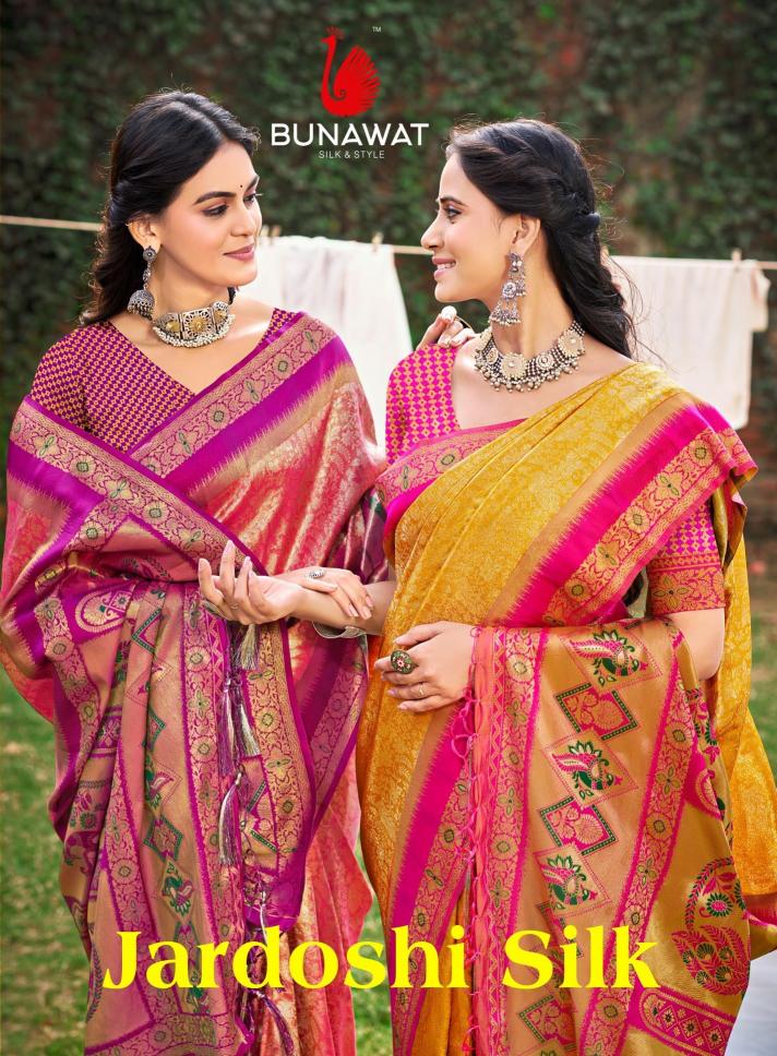 Jardoshi Silk By Bunawat Latest Designer Heavy Silk Sarees Collection