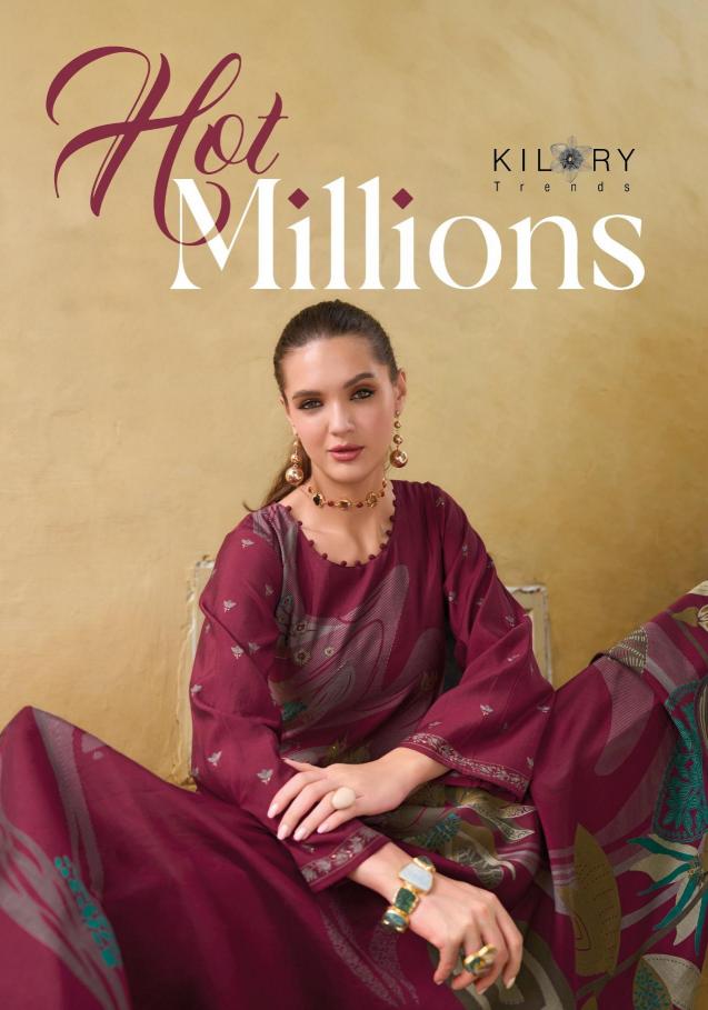 hot millions by kilory trends viscose modal silk unstitch suits for women 