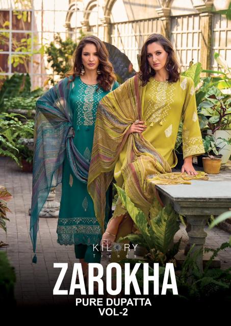 zarokha vol 2 by kilory trends jam cotton salwar kameez 
