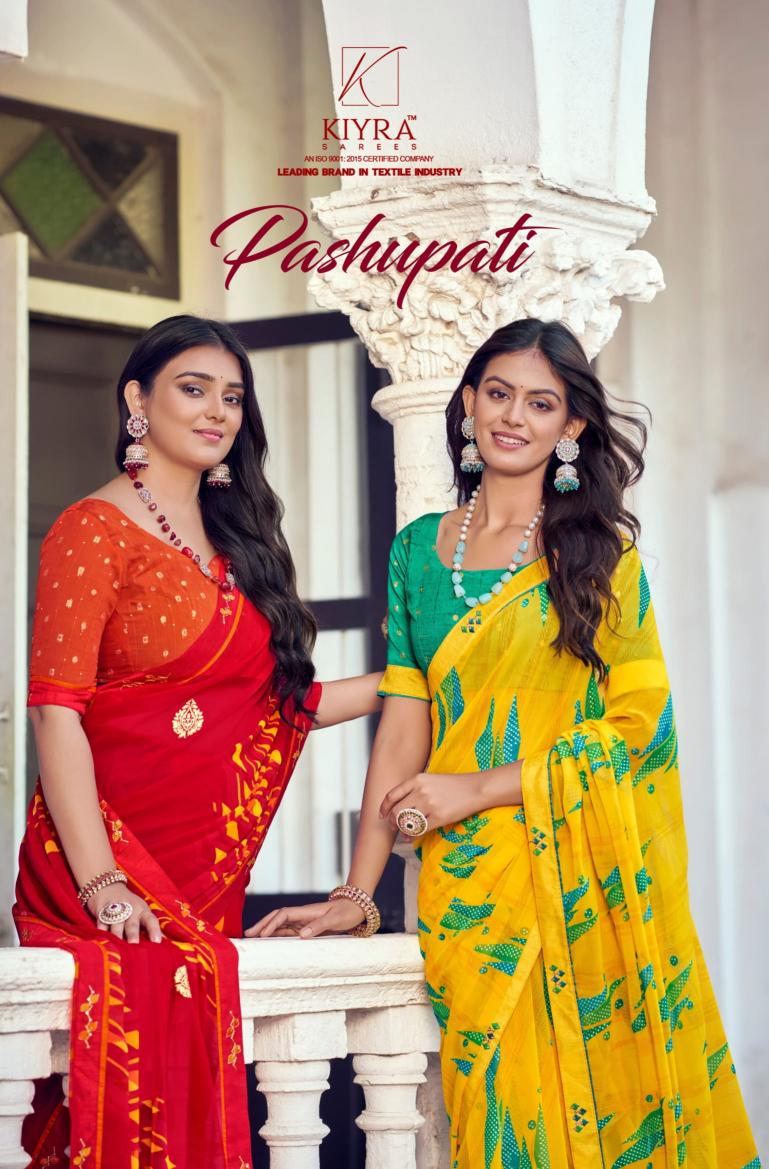 pashupati vol 1 kiyra georgette casual saree for ladies  
