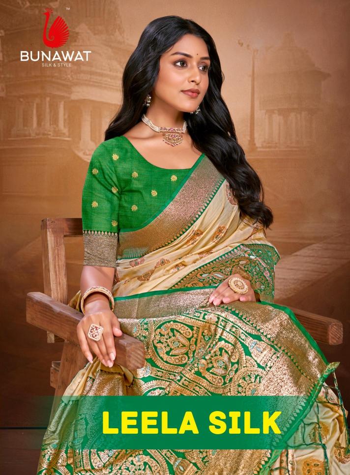Leela Silk By Bunawat Traditional Wear Heavy Silk Sarees Collection