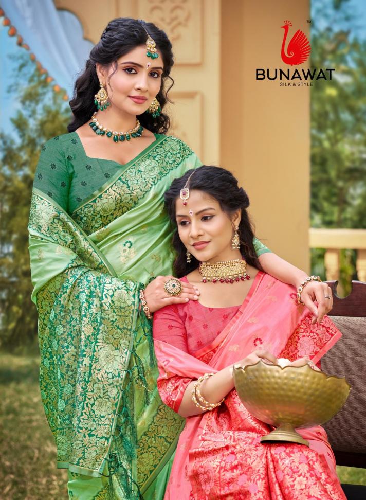 Madhu Silk By Bunawat Festival And Traditional Wear Fancy Silk Sarees Collection