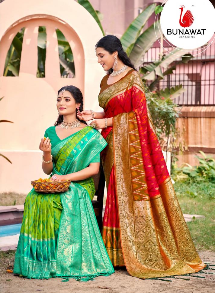 Pochampalli Silk Vol-5 By Bunawat Traditional Wear Designer Silk Sarees Collection