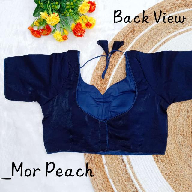 pr fendy sattin vol 1 neack pattern new trendy design blouse supplier 