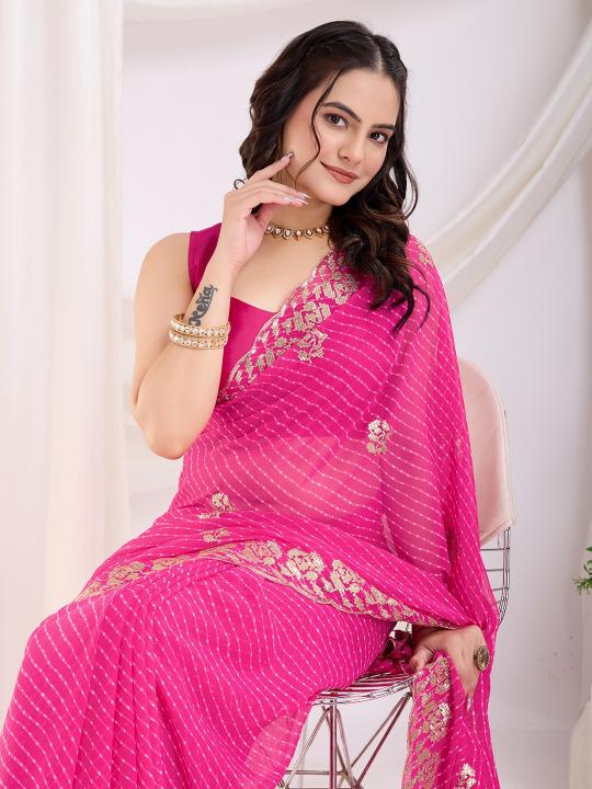 pr kavya georgette silk womens indian sarees wholesaler 