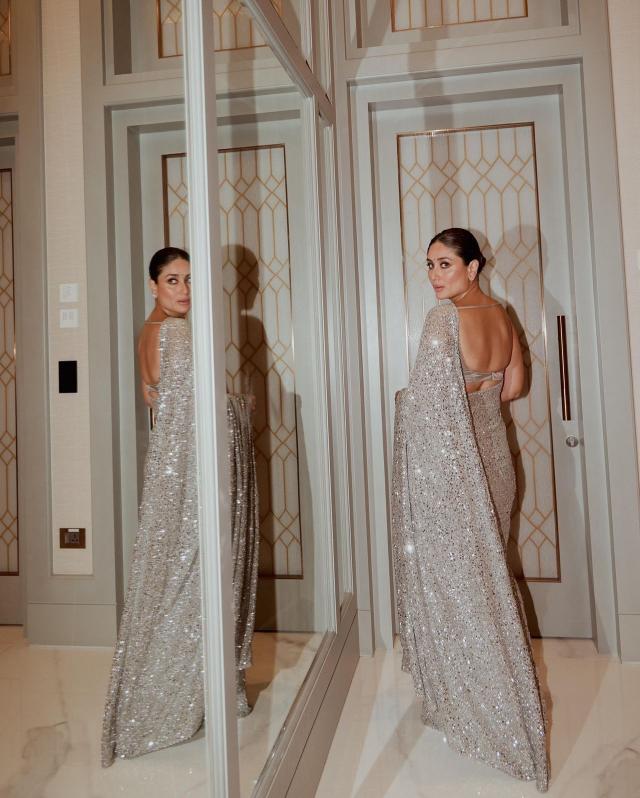 pr kc 2021 georgette sequence embroidery work trendy saree online 