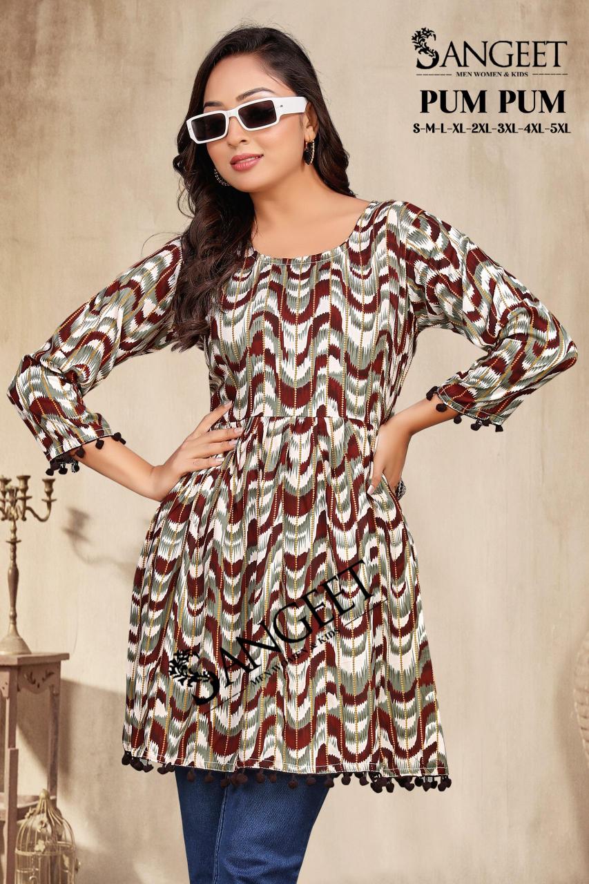 pr pum pum rayon summer wear readymade plus size girls top online 