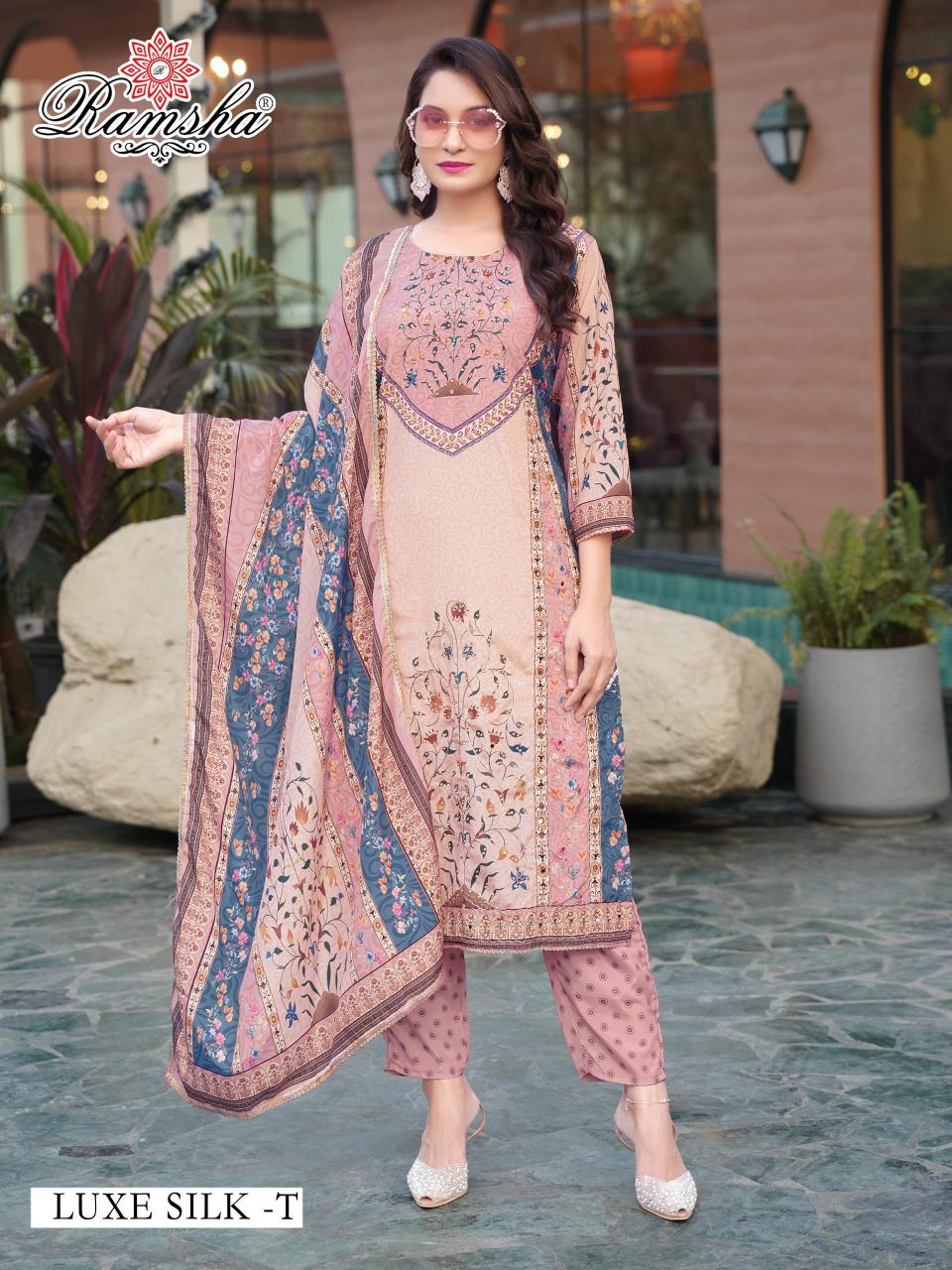 luxe silk st by ramsha luxury silk hit design readymade pakistani suits for ladies 