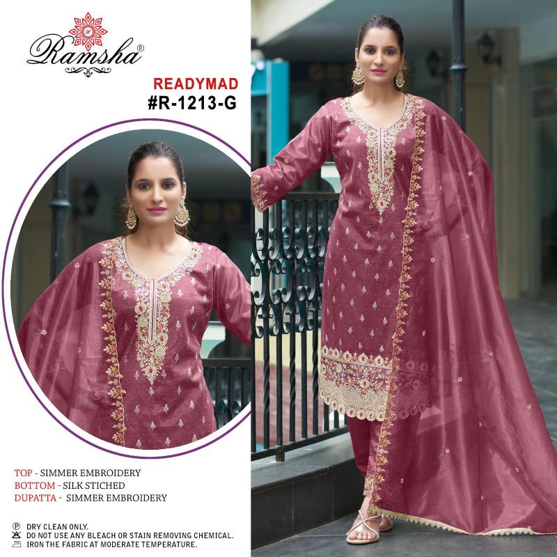 r 1212 nx by ramsha simmer fully stitch gorgeous look suit 