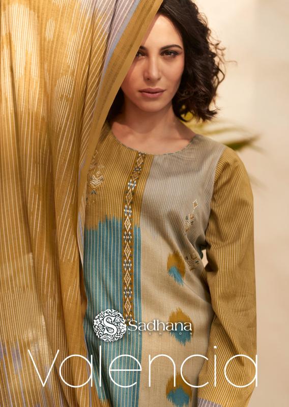 valencia by sadhana jam cotton amazing dress material for ladies