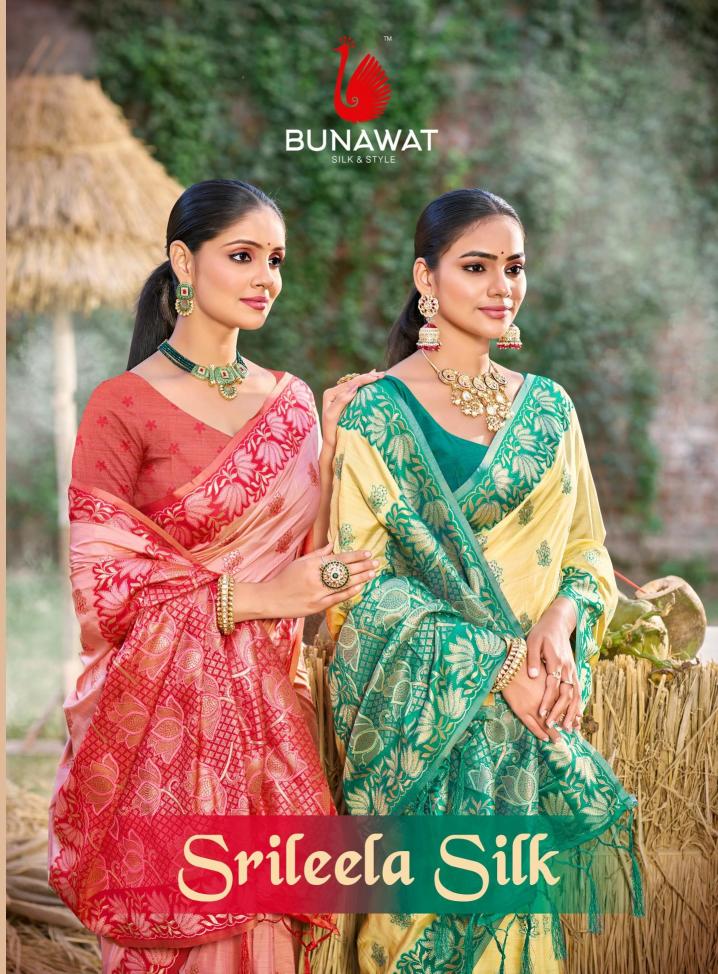 Srileela Silk By Bunawat Exclusive Designer Wedding Wear Silk Sarees Collection
