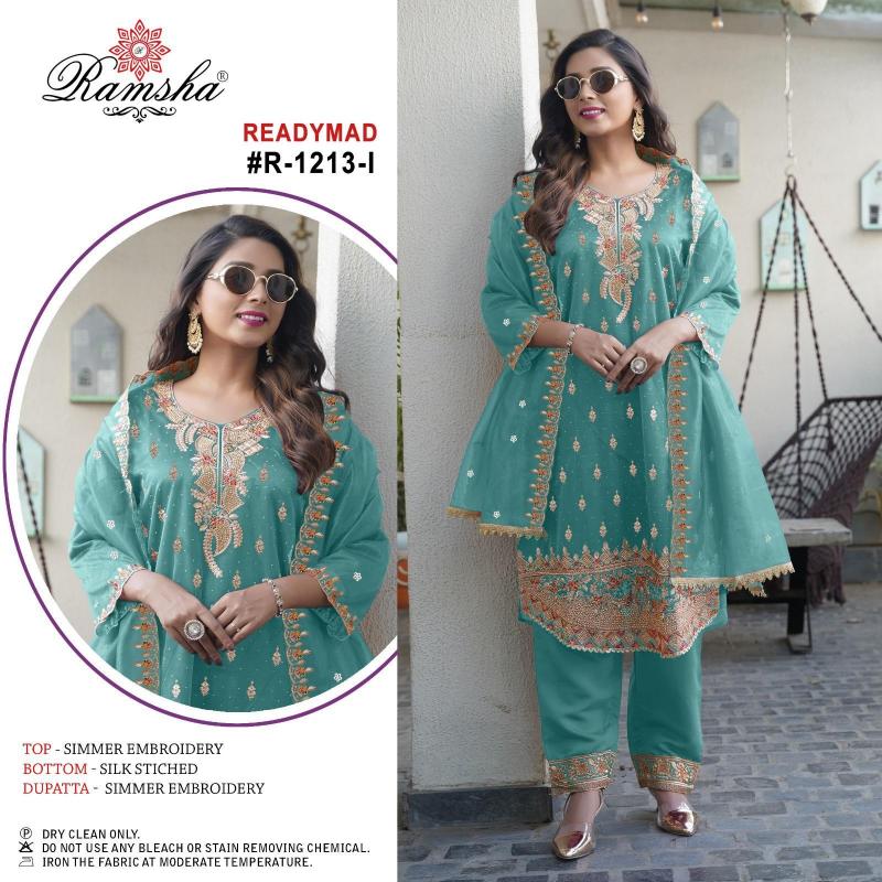 ramsha 1213 nx ijkl simmer fully stitch classic pakistani 3pcs dress