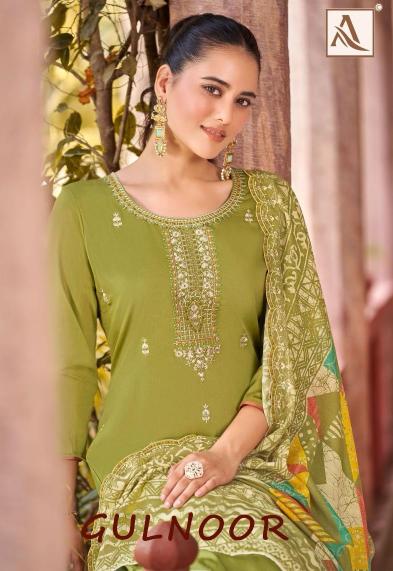 alok gulnoor zam cotton pakistani print dress material supplier 