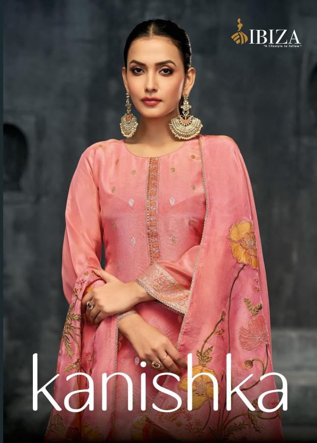 ibiza kanishka silk simmar jacquard fashionable 3pcs dress online 