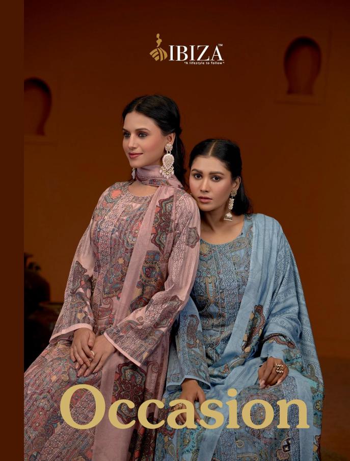 ibiza occasion lawn cotton hit design unstitch suit for women 