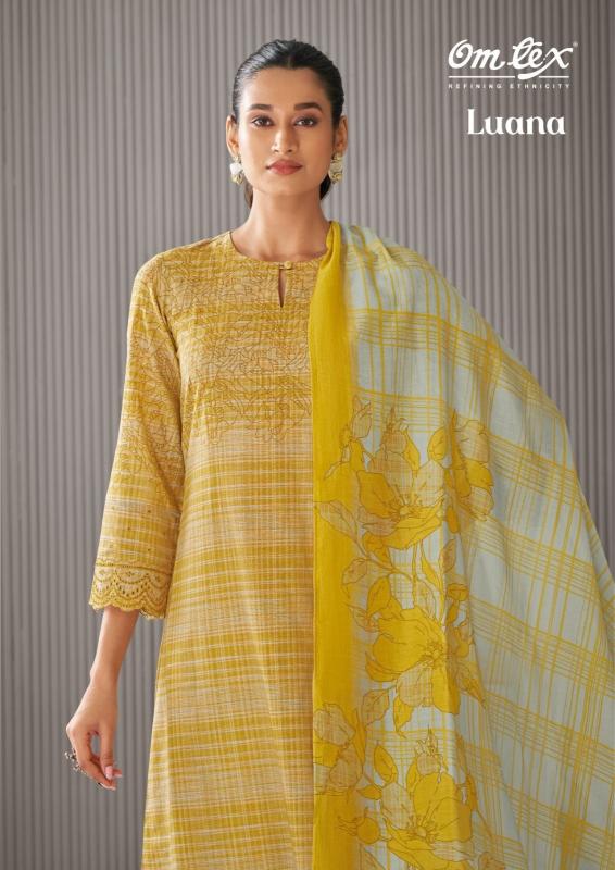 luana by omtex linen cotton pretty look unstitch salwar kameez 