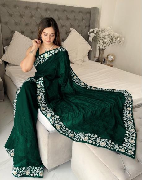 pr angel vol 44 popular design georgette saree online 