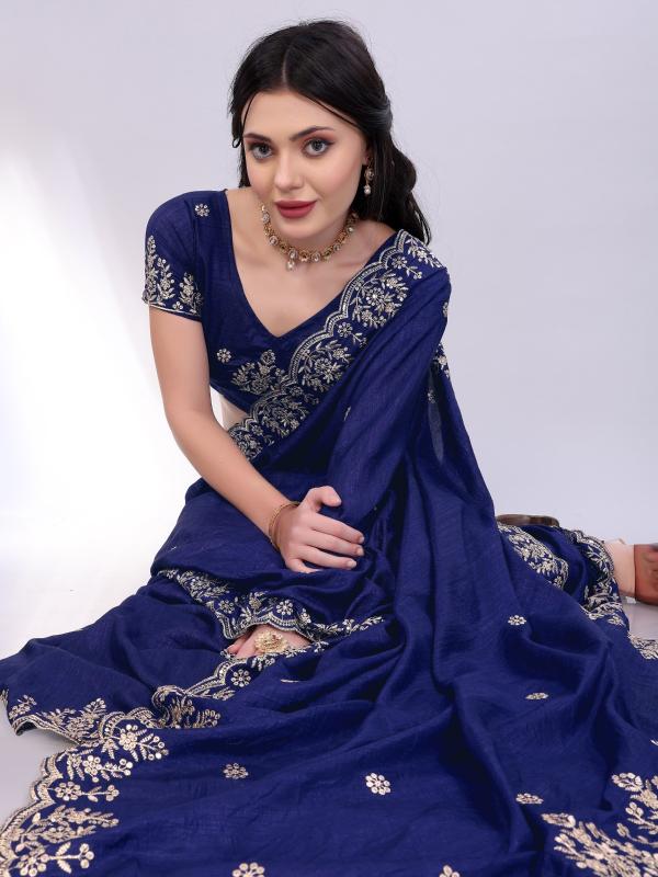 pr goldex vichitra silk attractive look fancy saree online 