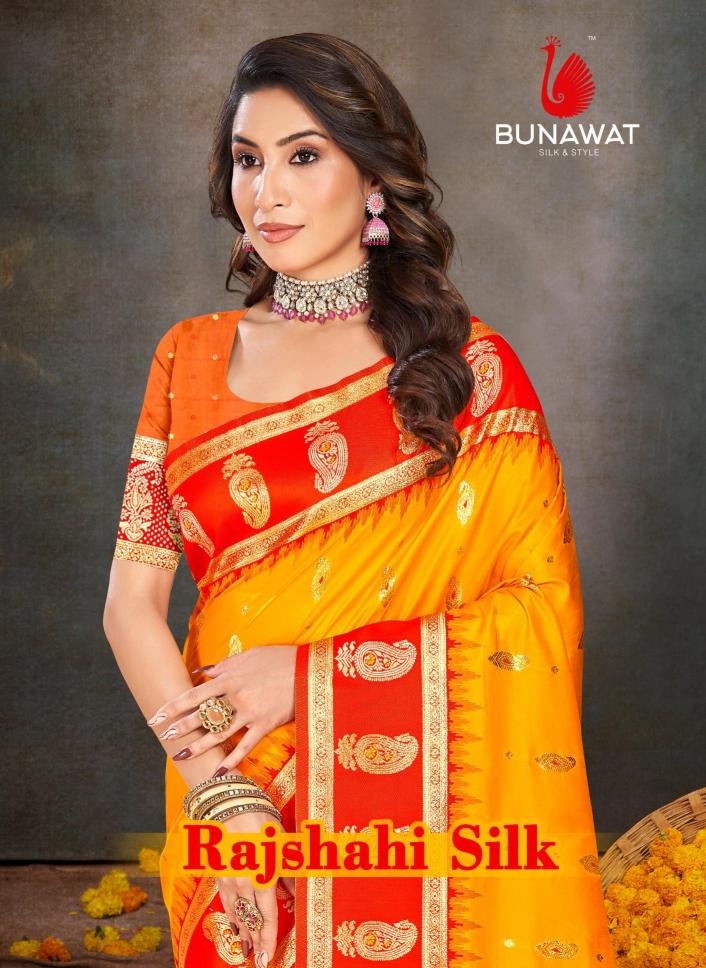 Rajshahi Silk By Bunawat Latest Designer Fancy Silk Sarees Collection