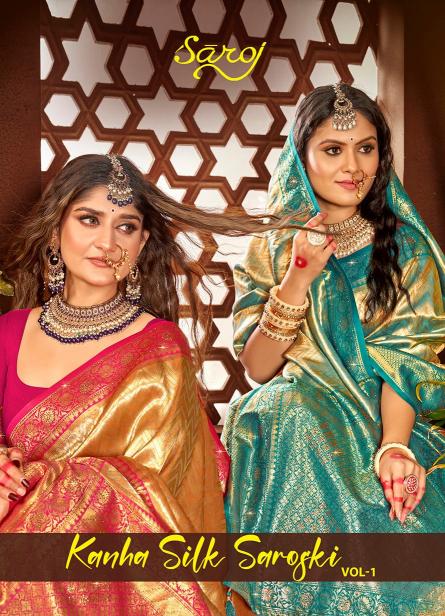 Kanha silk saroski Saroj vol.1 soft kanjivaram silk saree