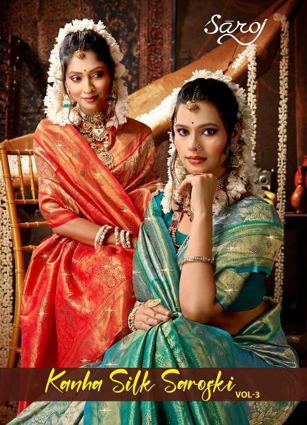  Kanha Silk Saroski Saroj vol.3 Soft kanjivaram silk 