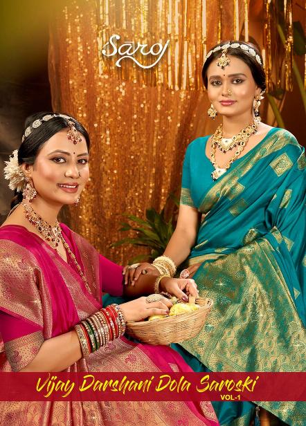 Vijay Darshani Dola Sarovski Saroj vol.1 Soft dola silk 