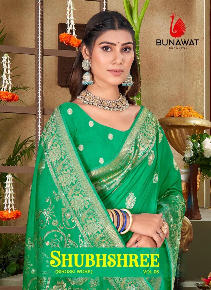 Shubhshree Vol-6 Latest Designer Traditional Wear Silk Sarees Collection