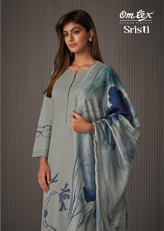 omtex sristi lawn cotton comfortable dress material online 