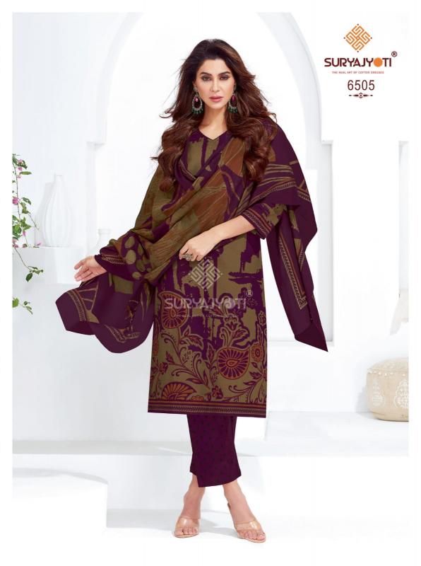 suryajyoti trendy cotton vol 65 full stitch big size cotton salwar suit 