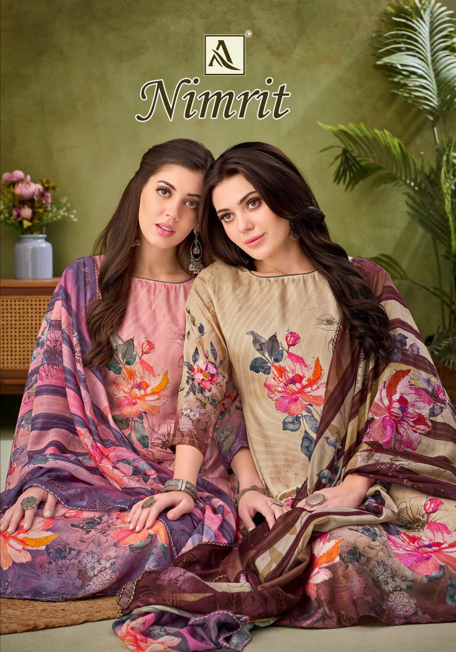 nimrit by alok zam print modern pakistani unstitch salwar kameez 