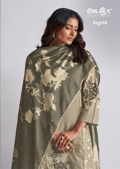 omtex jagriti lawn cotton hit design unstitch suit for ladies 