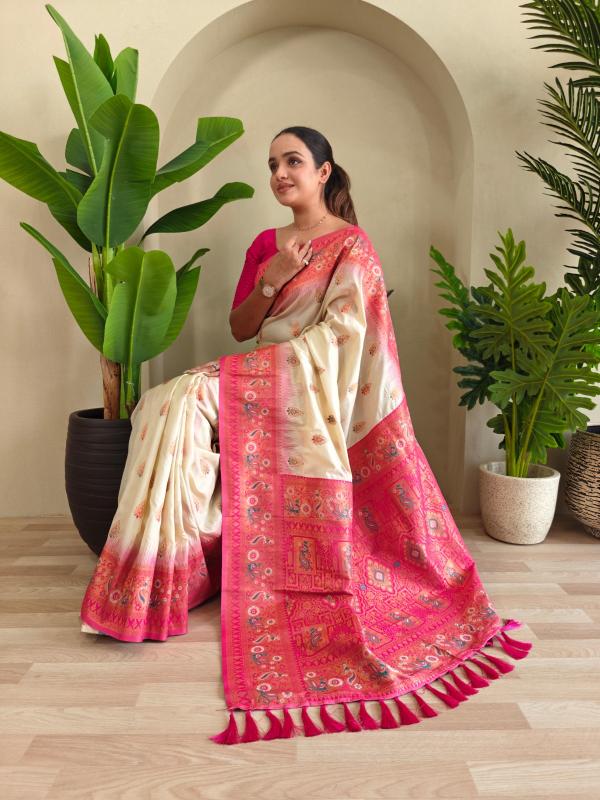 kc 397 paithani silk fashionable saree wholesaler 