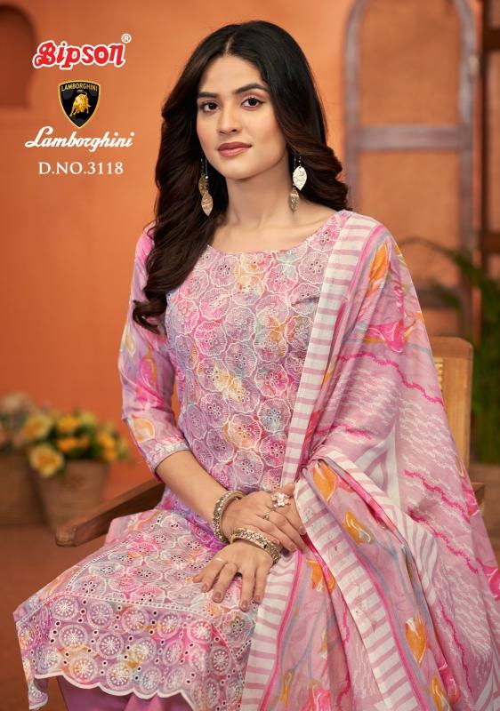 bipson prints lamborghini 3118 cotton casual wear unstitch suits online 