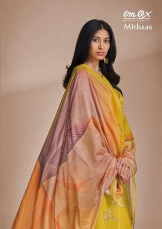 omtex mithaas linen jacquard hit design unstitch ladies suit 